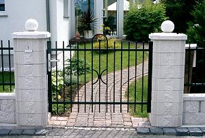 Eingangst�r, Feinstab mit Zierelementen